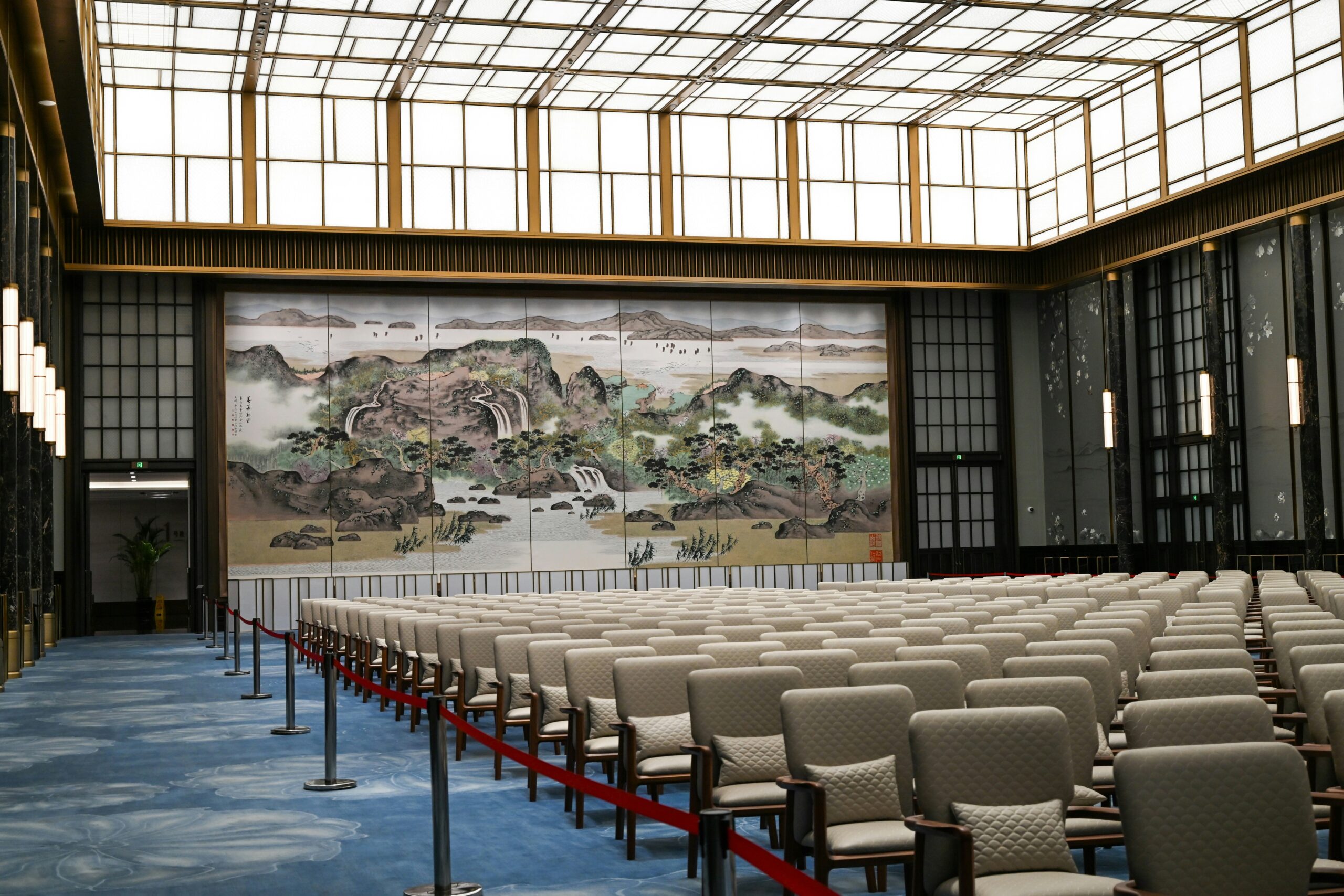 empty conference room chairs
